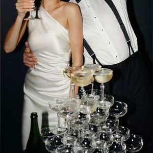 Michell Mason 100% pure silk evening gown